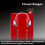 Classic Wall Phones for Landline with Mechanical Ringing,Red 5