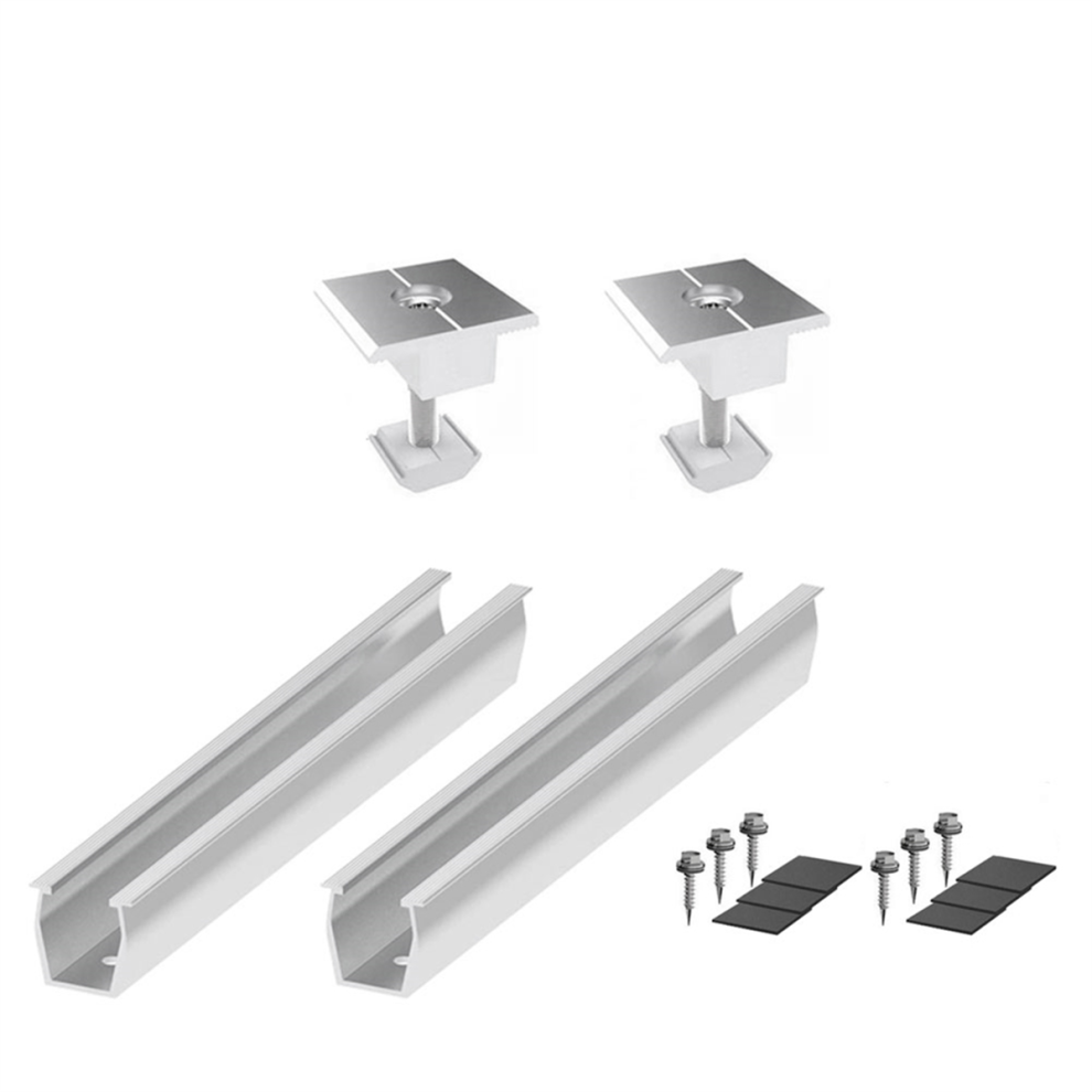 Support de montage pour panneau solaire, rails de fixation pour module, 35 mm