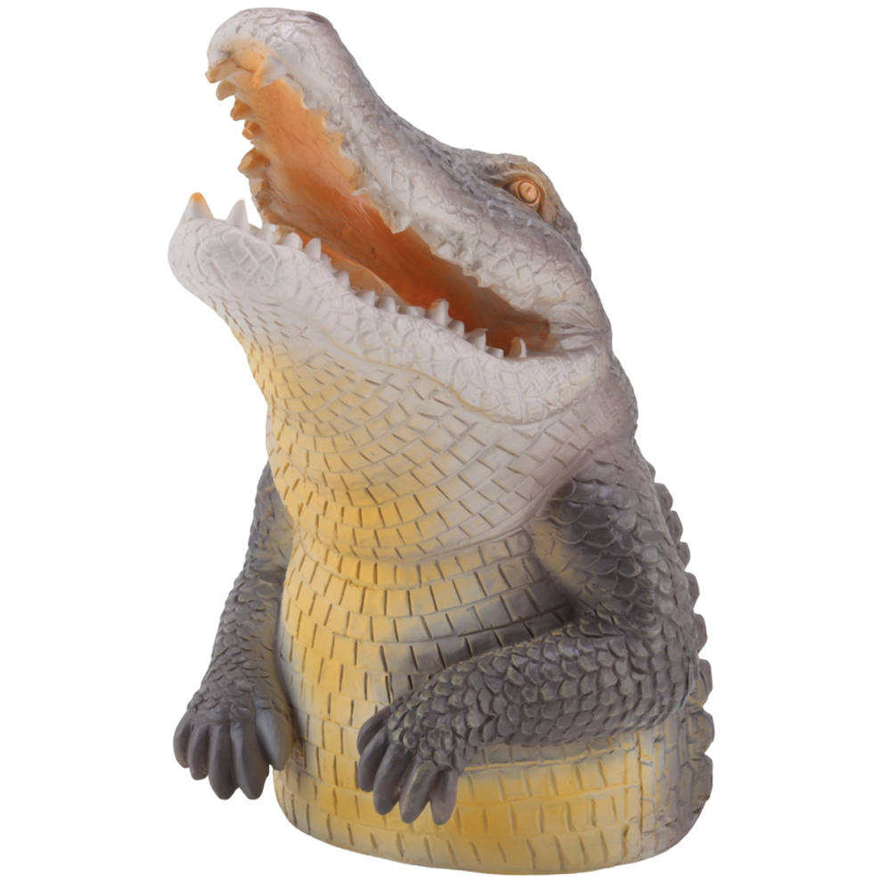 Simulazione Di Ornamenti Galleggianti Di Animali Da Cortile A Forma Di Testa Di Coccodrillo