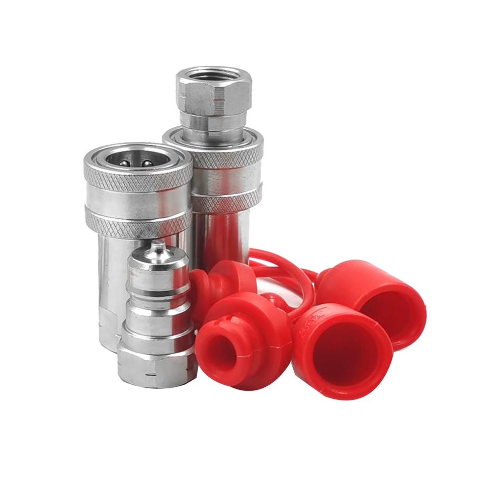 3/8Inch Npt Thread Iso7241-1A Hydraulic Quick Disconnect Coupler Set 4853226376765