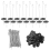 100Packs Solar Panel Guard Clips,Wire Fence Fasteners for Solar Panel 3
