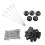 100Packs Solar Panel Guard Clips,Wire Fence Fasteners for Solar Panel 2