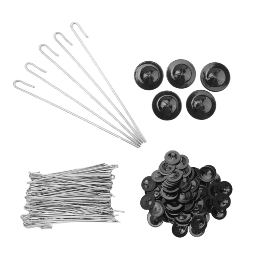 100Packs Solar Panel Guard Clips,Wire Fence Fasteners for Solar Panel 1