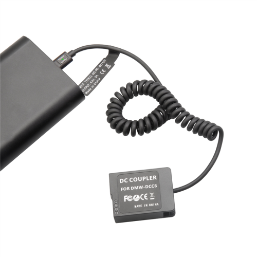DMW-BLC12 Ψεύτικη μπαταρία DMW-DCC8 PD Σύνδεσμος USB-C για GX8 2