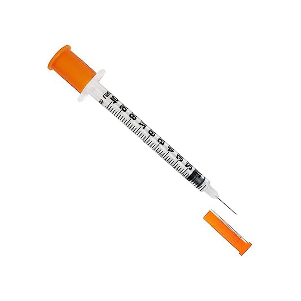 Siringa Sterile Monouso 1 Cc 30 Ga Ago 1/2 Pollice, (100 Pezzi)