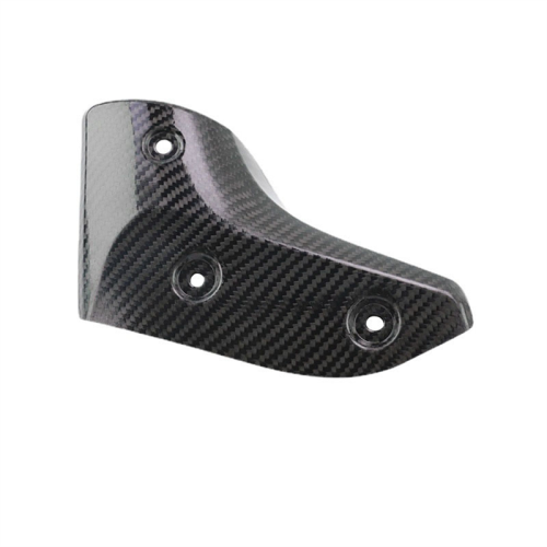 Carbon Fiber Front Exhaust Pipe Guard Protector Decorative Cover