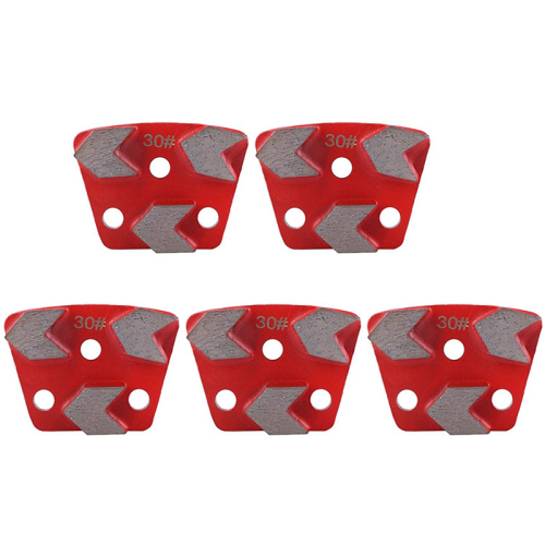 5PCS Diamond Floor Grinding Pad Disc 30 Grit Metal Bond Scraper