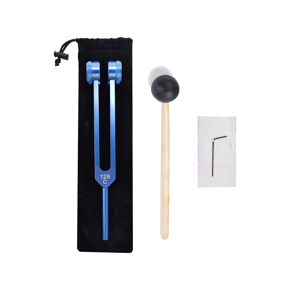 Sem Marca 128Hz Tuning Fork With Hammers For Nervous System Testing Sound