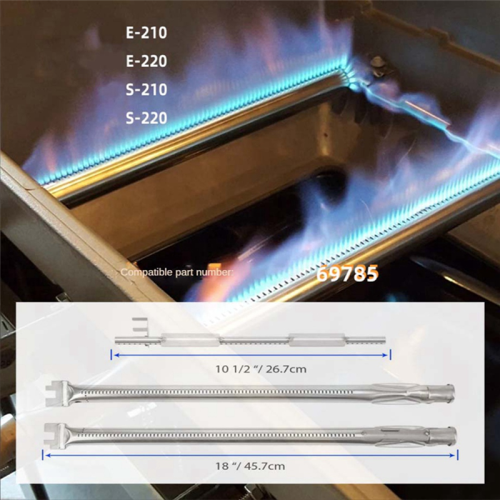 Σωλήνας καυστήρα για εξαρτήματα ψησταριάς BBQ Spirit E-210 E-220 S-210 S-220 1