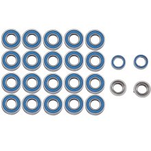 Kit de rolamentos selados de 24 peças para peças de atualização de carro RC MF-01X MF01X