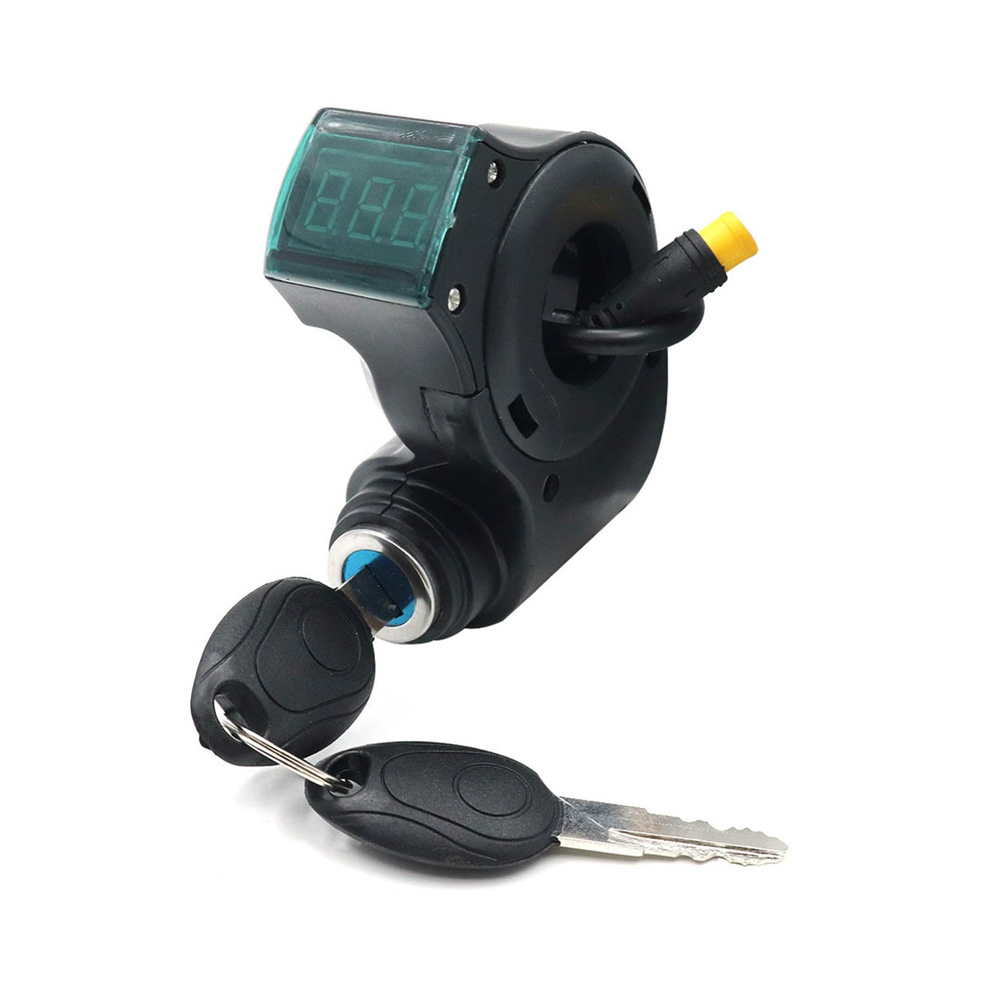 Interruttore Di Visualizzazione Della Tensione Digitale Per Bici Elettrica A 3 Pin Per M365-image