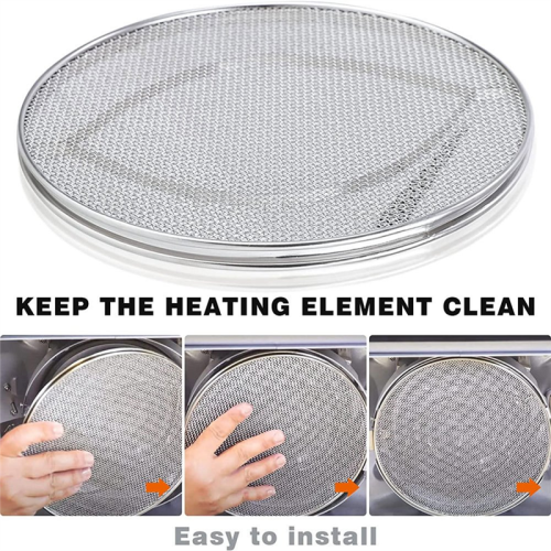 Ασπίδα πιτσιλίσματος από ανοξείδωτο ατσάλι για Foodi FG551, αξεσουάρ 2