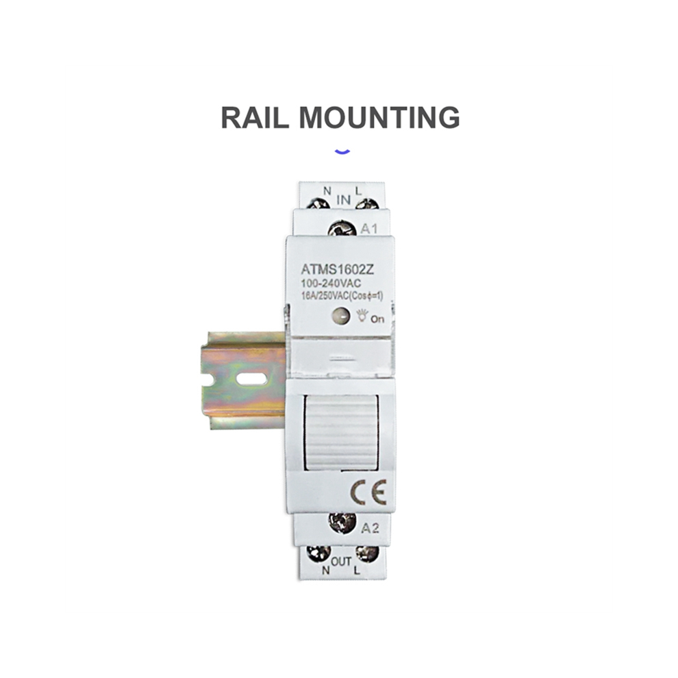 Tuya Smart Life Zigbee 16A Din Rail 1P Switch Kwh Meter 4853226387822