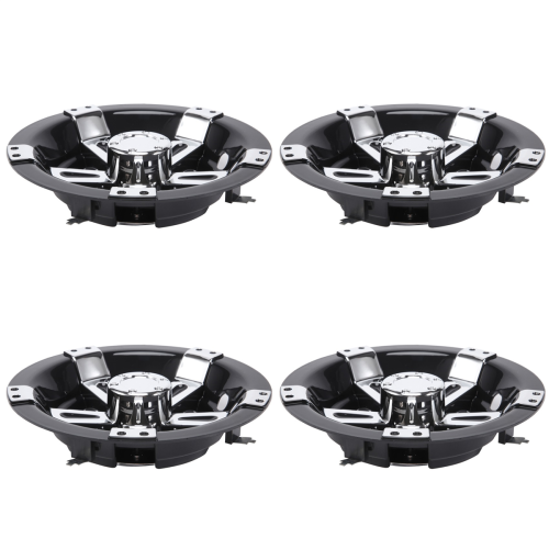 Capa para roda de carrinho de golfe de 8 polegadas, 4 peças, tampa de cubo com design de 5 raios 1