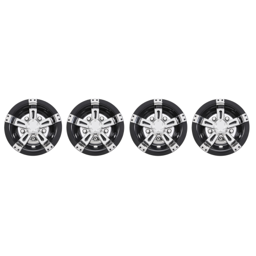 Capa para roda de carrinho de golfe de 8 polegadas, 4 peças, tampa de cubo com design de 5 raios 2
