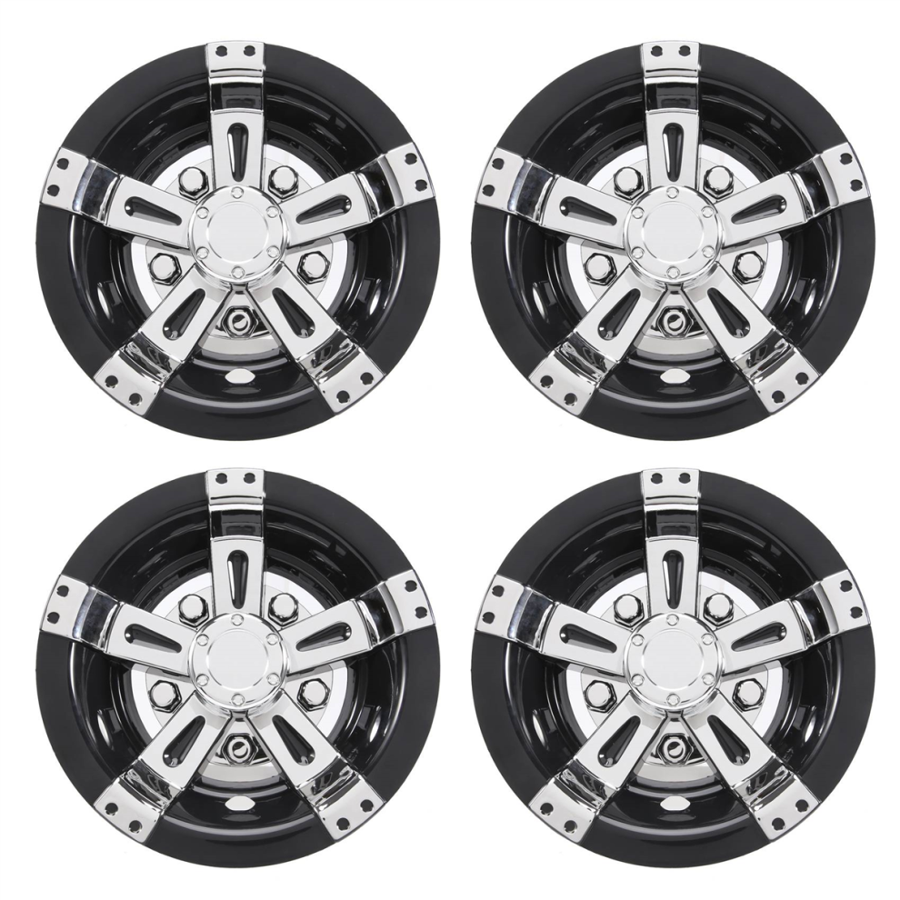 4Pcs 8Inch Golf Cart Wheel Cover, 5 Spoke Design Hub Cap 4853226389659