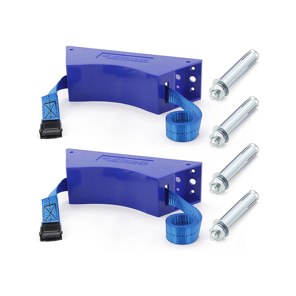 Photos - Other for Repair 2PCS Propane Tank Holder Cylinder Mounted Bracket with Screws Blue