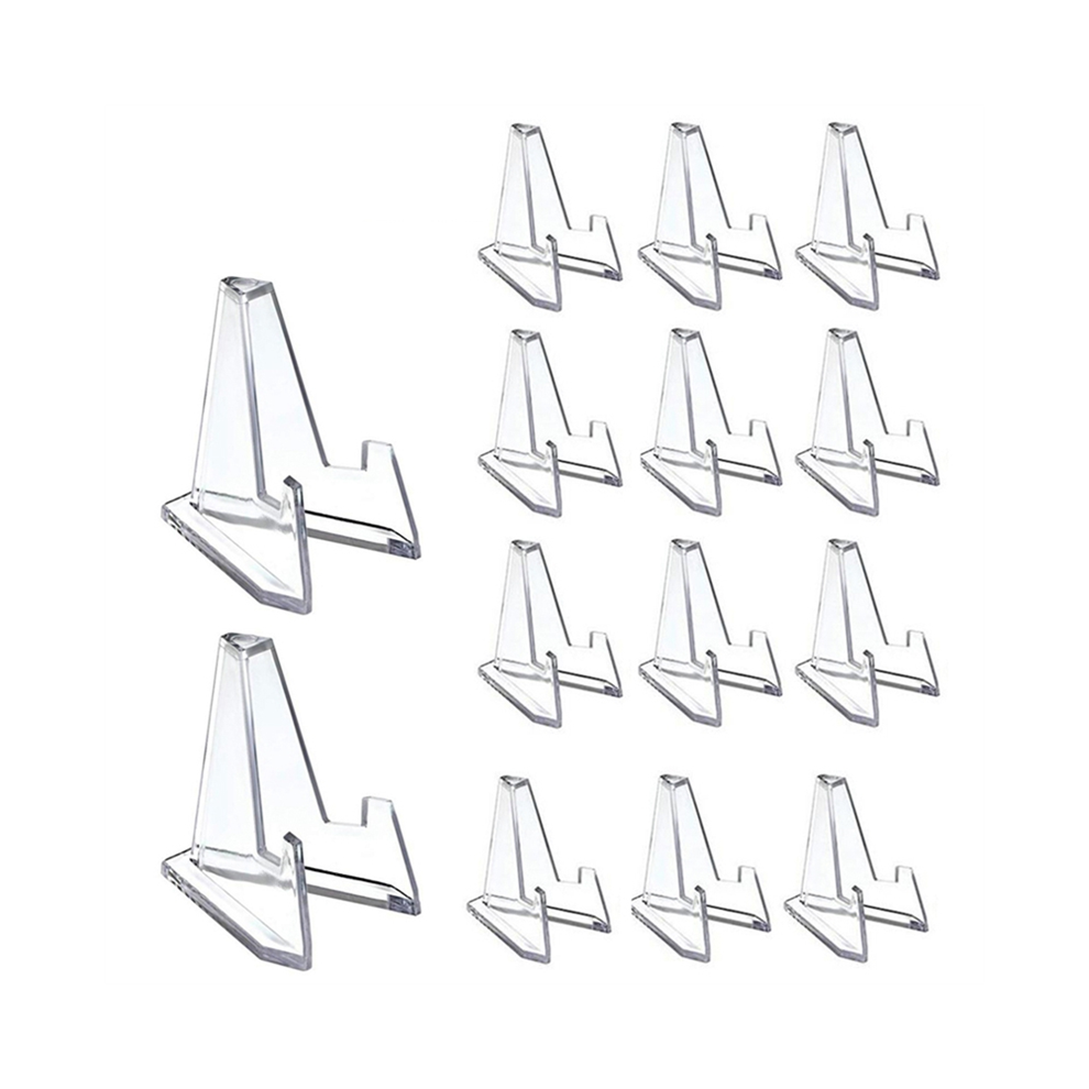 Espositore Per Monete In Acrilico Trasparente Da 20 Pezzi, Piccolo Cavalletto