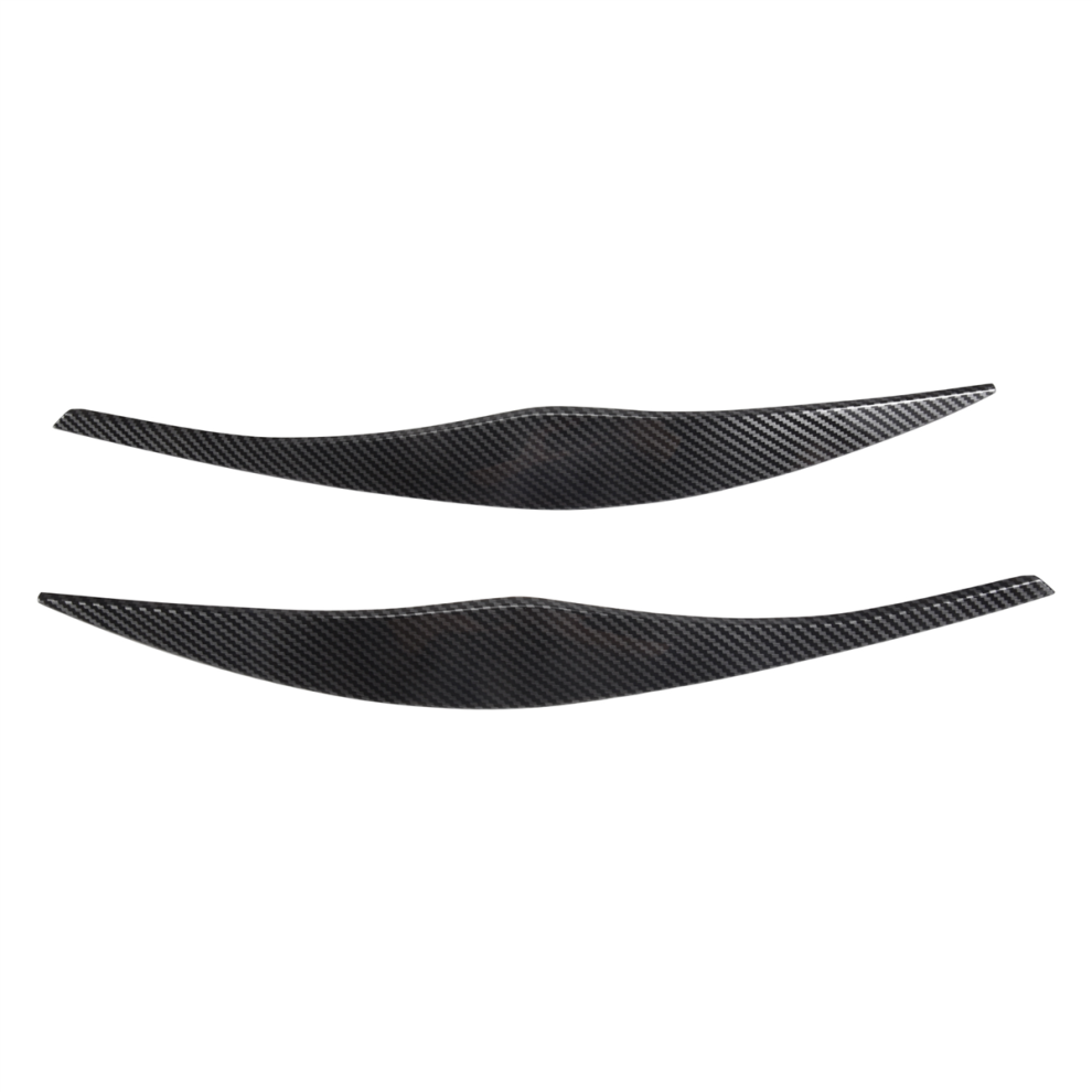 Headlight Cover Garnish Strip Eyebrow Cover Trim Sticker Carbon Fiber 4853226393977