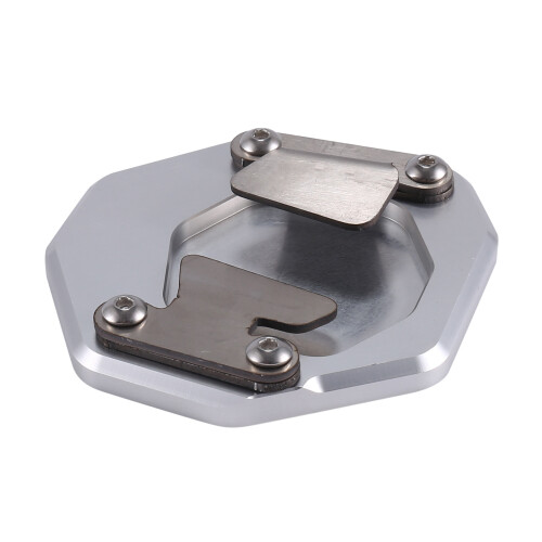 Suporte lateral com pé extensor para TUAREG 660 21-22 (prata) 1