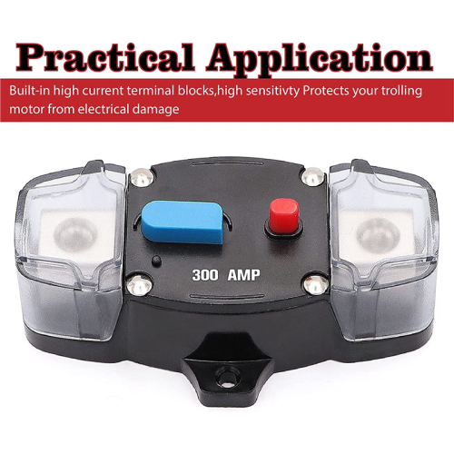 12-48V DC 300 Amp Circuit Breaker with Manual Reset 2