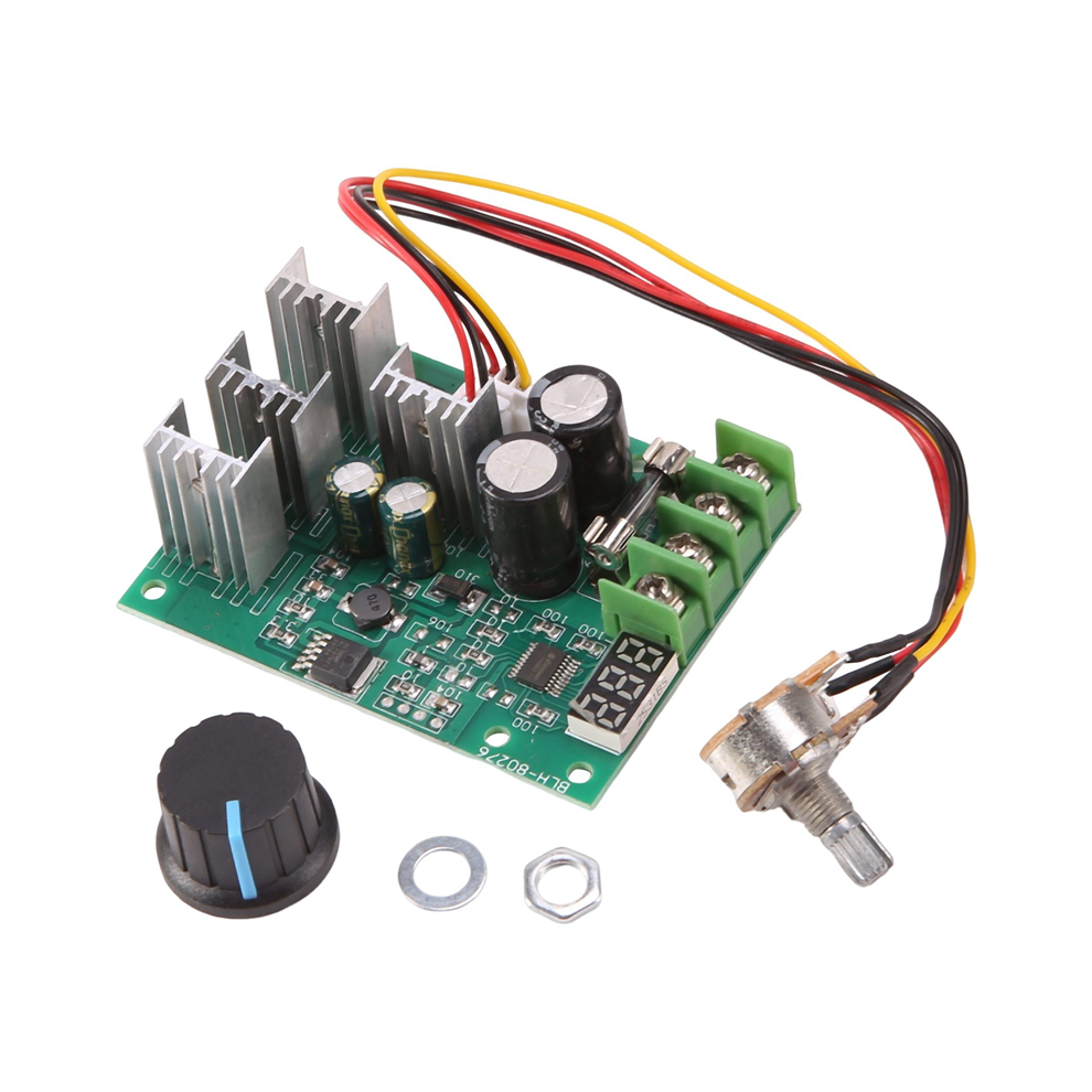 Dc 6-60V 30A Adjustable Led Digital Motor Speed Regulator Pwm Motor 4853226396992