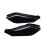 Motorcycle Gloss Black Mid-Frame Air Deflector Heat Shield 7
