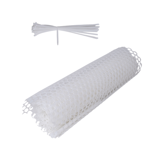 Grillage à poules en plastique, blanc 2
