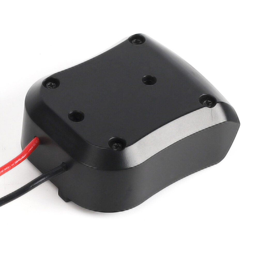 Adaptateur de batterie DW12V pour Li-Ion 10,8 V-12 V avec fils, noir