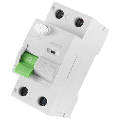 Interruttore differenziale AC 2P 6KA RCCB RCD 230V Interruttore differenziale 2P 16A 10MA 1