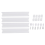4Pcs Acrylic Clear Floating Bookshelf, Organizer Record Rack 2
