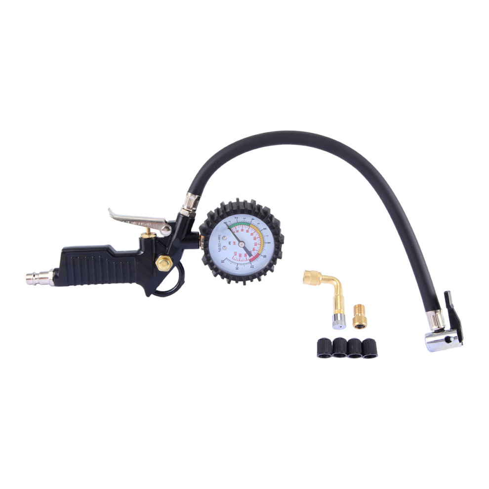Car Tire Pressure Gauge with 90 Degree Valve Extender for Car Truck-image-OPC-PGZ5XW5-NEW