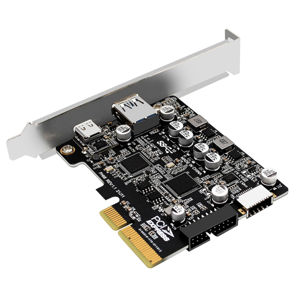 PCIE3.0 A USB3.2 A Porta Tipo-C Frontale Tipo-E 19P/20P Interfaccia Completa