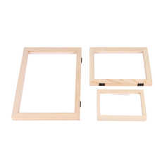 3-teiliges Papier-Holz-Papierform-Kit 3 Größenrahmen für Heimwerker