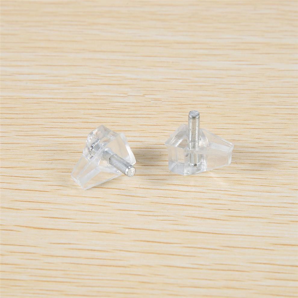50 Pcs 3 Mm Shelf Pins Clear Support Pegs For Kitchen Furniture 4853226315023