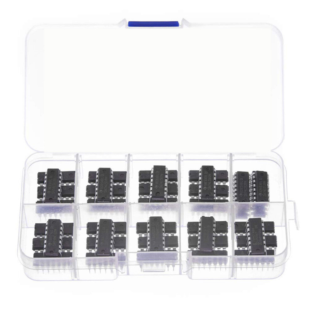40Pcs(20Pcs 74Hcxx+20Pcs 74Lsxx) Series Logic Ic Assortment Kit Chip 4853226315351