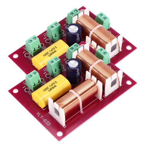 2Pcs 200W Divisor de Frequência de Agudos + Médios + Graves 1