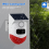 Solar Motion Sensor Alarm 120DB Loud Siren LED Strobe Lights Alarm 4