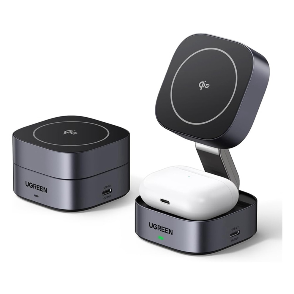Qi2 Foldable Charging Station, Magnetic Fast Wireless Charger 4851292832741