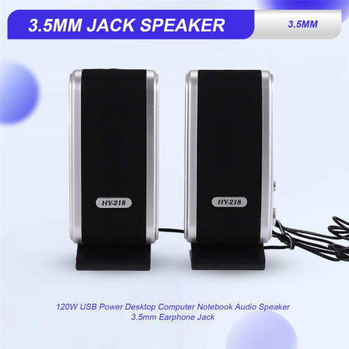 Τροφοδοτικό USB 120W Υπολογιστή, Φορητό Ηχείο, Υποδοχή Ακουστικών 3,5 χιλιοστών 2