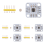 5Pcs AS5600 Magnetische Encoder Sensor Modul 12Bit Hohe Präzision 1