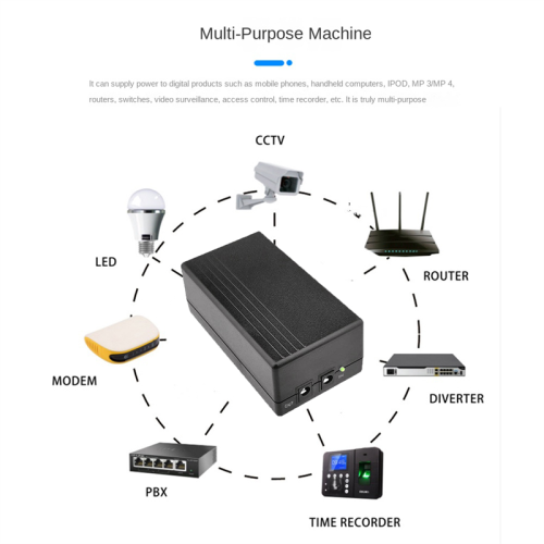 12V 2A Uninterruptible Power Supply Mini UPS 12000MAh Battery Backup 1