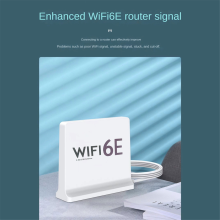 Bärbar 2.4G/5G/6G WiFi 6E-antenn för nätverkskort, vit