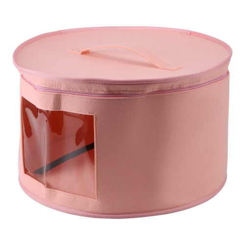 Hat Box Organizer Round Travel Hat Boxes Foldable Hat Storage Bag C 1