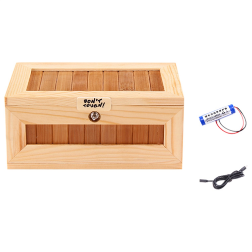 A2-Não toque em caixa inútil, piada e brincadeira, decoração e diversão sem fim