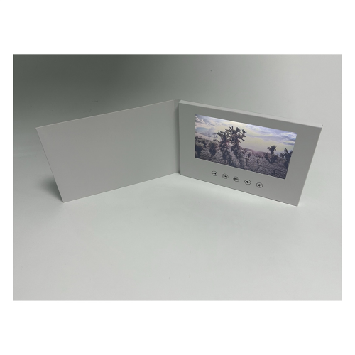 Cartão de livro de vídeo de 4,3 polegadas com LCD de 4 GB e convite para presente 2