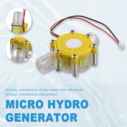10W Water Flow Pump Mini Hydro Generator Hydraulic Conversion 5V 2