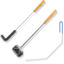 3Pieces Fryer Cleaning Tools,Stainless Steel Deep Fryer Cleaning Tool