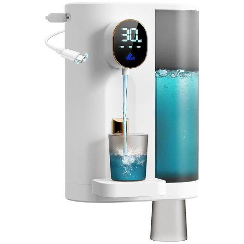 Distributore automatico di collutorio per bagno con 2 tazze e 4 livelli