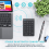 Wireless Bluetooth Numeric Keypad, 22-Keys Portable Slim Numeric Pad 5